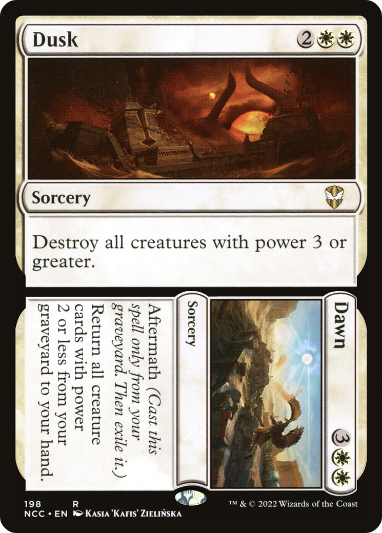 {R} Dusk // Dawn [Streets of New Capenna Commander][NCC 198]