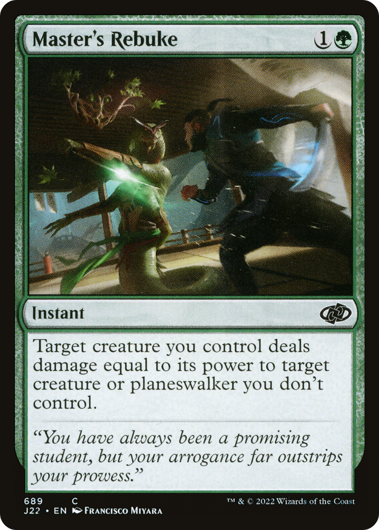 {C} Master's Rebuke [Jumpstart 2022][J22 689]