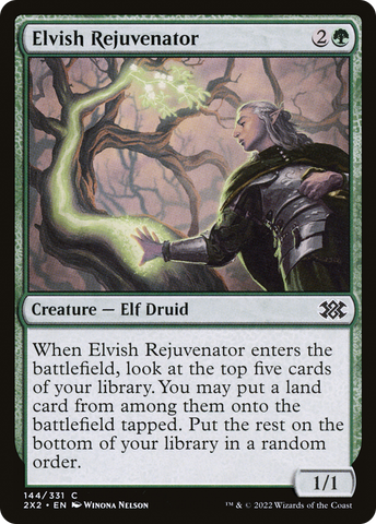 {C} Elvish Rejuvenator [Double Masters 2022][2X2 144]