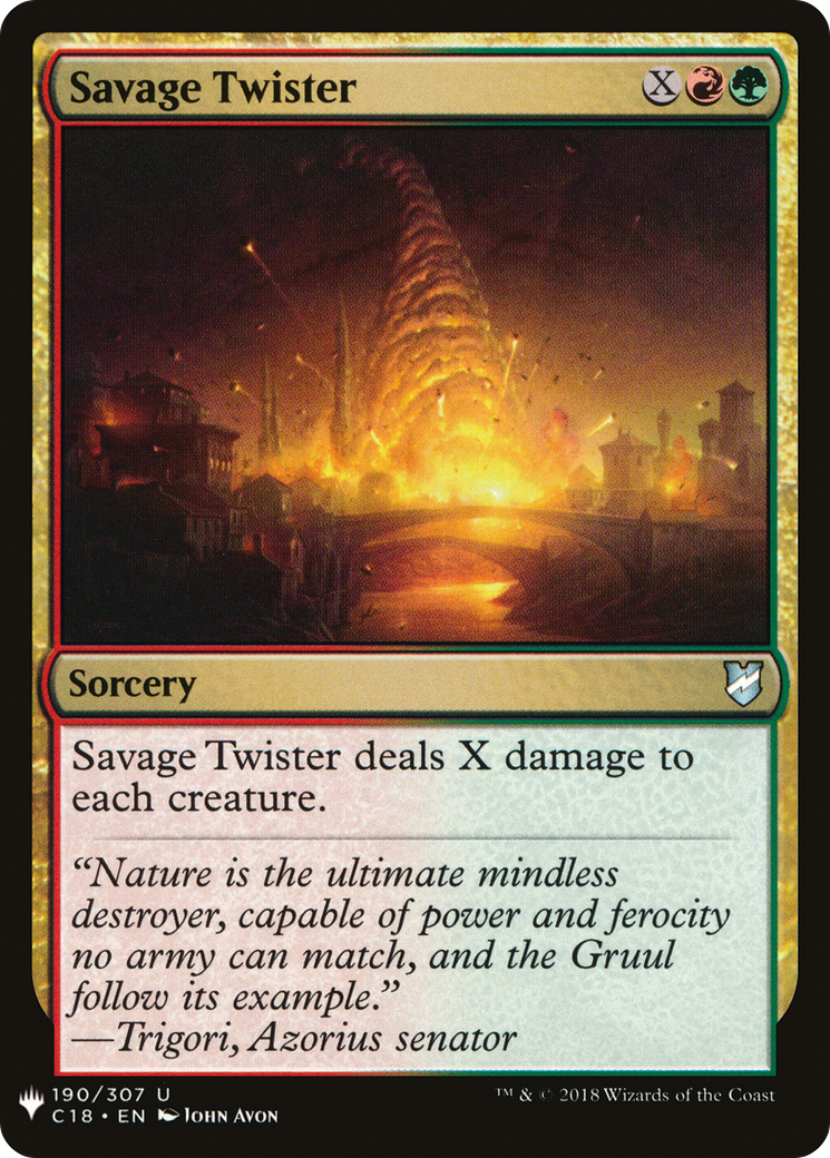 {C} Savage Twister [Mystery Booster][LS C18 190]