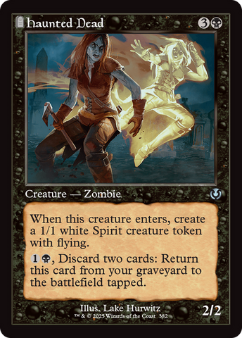 {C} Haunted Dead (Retro Frame) [Innistrad Remastered][INR 382]