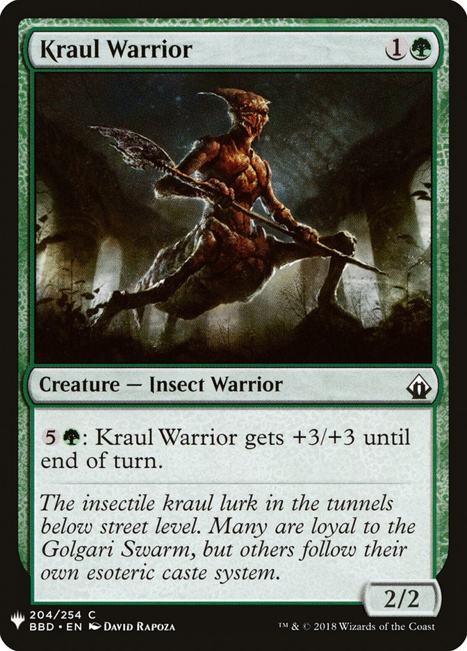 {C} Kraul Warrior [Mystery Booster][MB1 BBD 204]