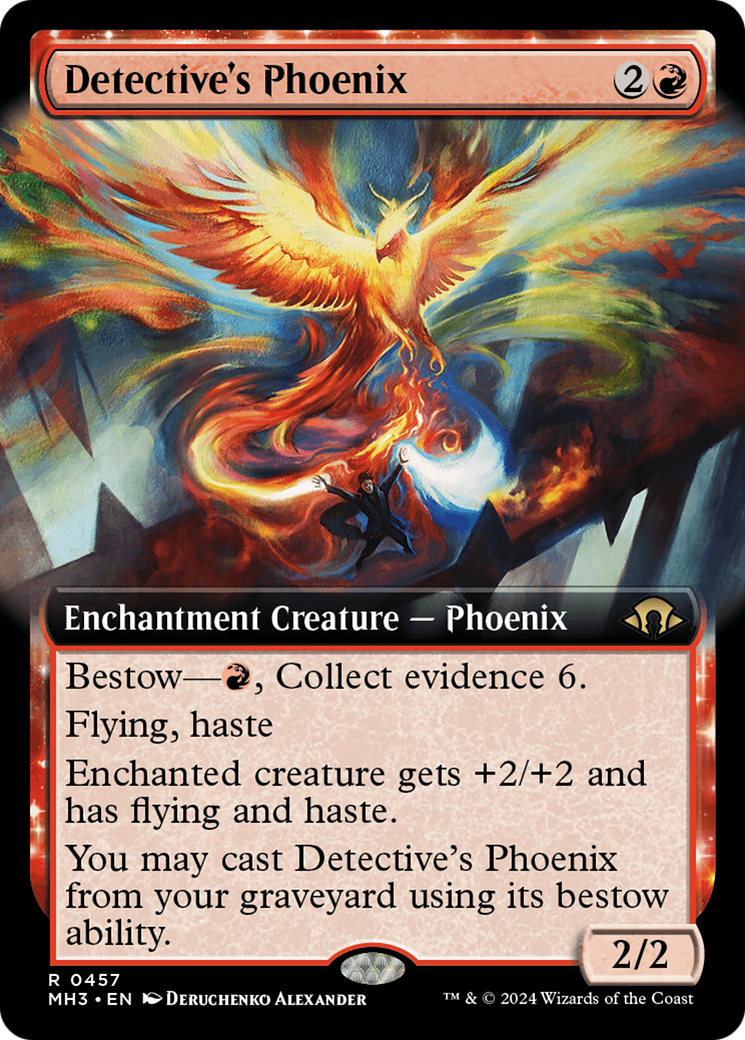 {R} Detective's Phoenix (Extended Art) [Modern Horizons 3][MH3 457]