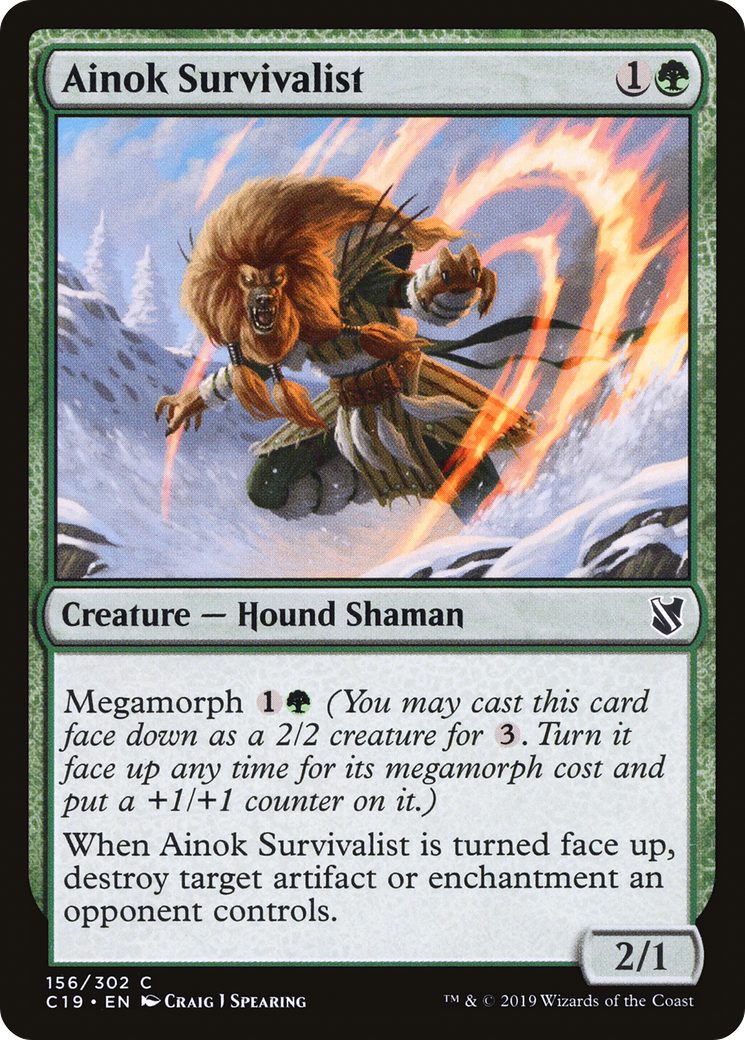 {C} Ainok Survivalist [Commander 2019][C19 156]
