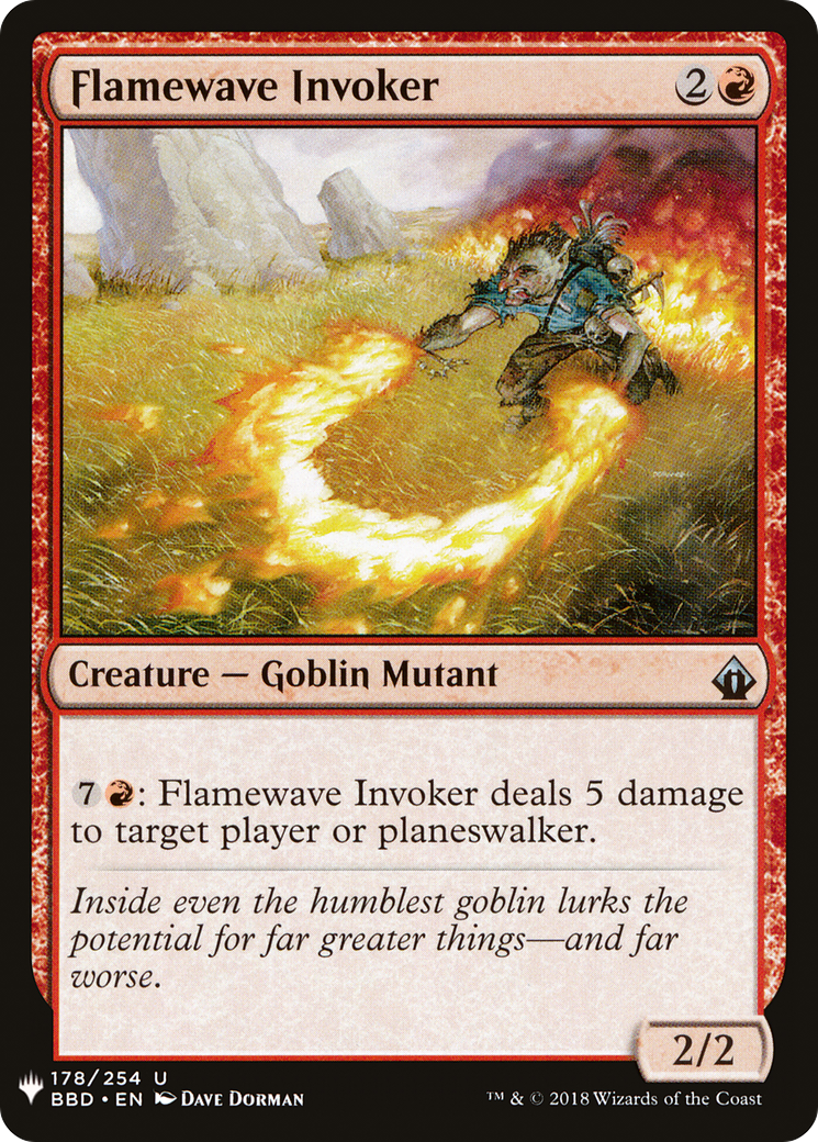 {C} Flamewave Invoker [Mystery Booster][LS BBD 178]