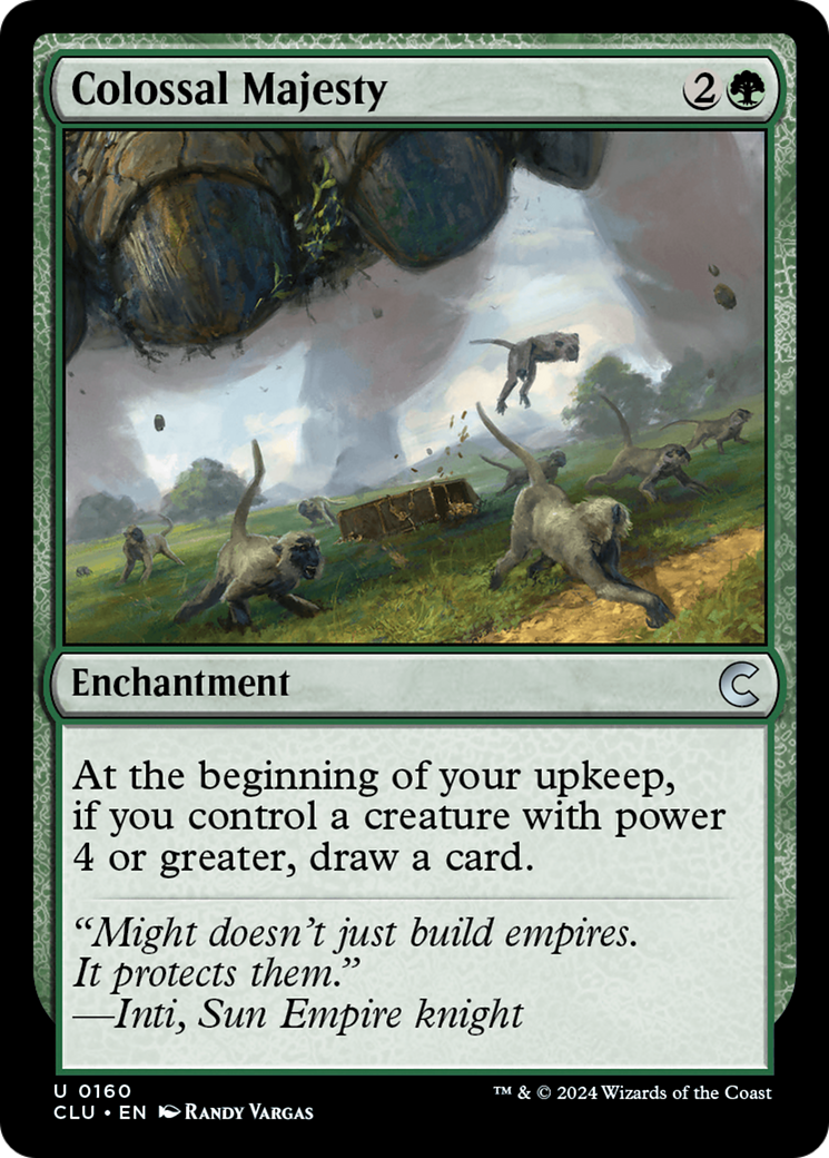{C} Colossal Majesty [Ravnica: Clue Edition][CLU 160]