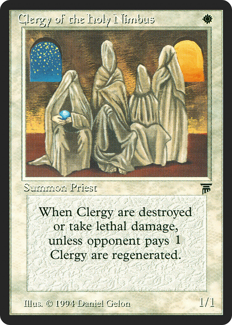 {C} Clergy of the Holy Nimbus [Legends][LEG 006]