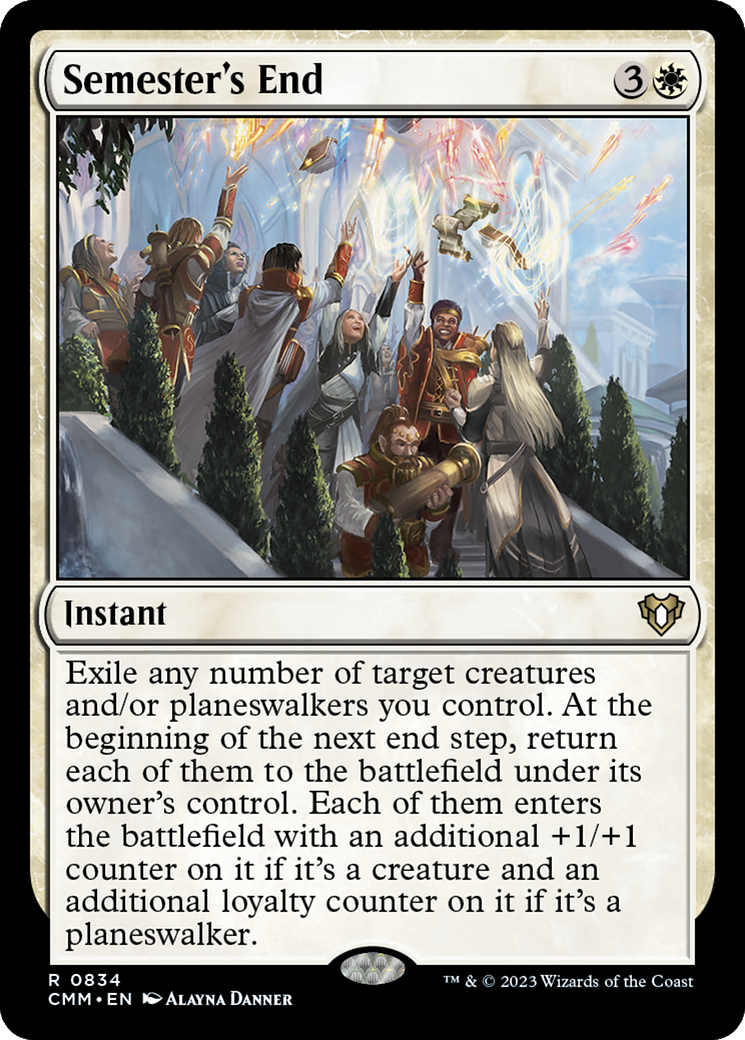 {R} Semester's End [Commander Masters][CMM 834]