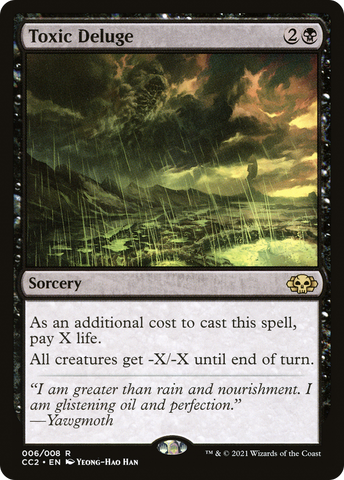 {R} Toxic Deluge [Commander Collection: Black][CC2 006]