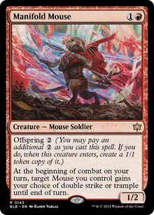 {@R} Manifold Mouse [Bloomburrow][BLB 143]