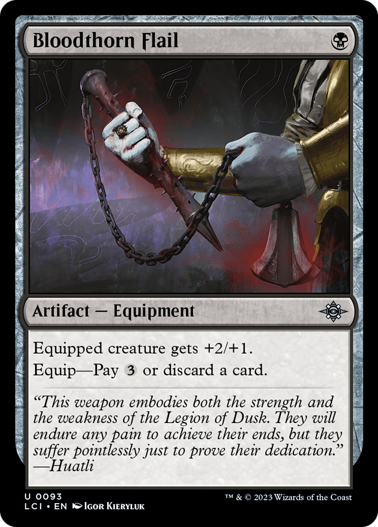 {@C} Bloodthorn Flail [The Lost Caverns of Ixalan][LCI 093]