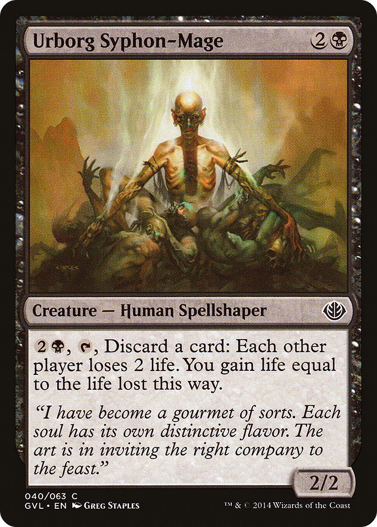 {C} Urborg Syphon-Mage (Garruk vs. Liliana) [Duel Decks Anthology][GVL 040]