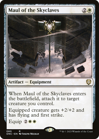 {R} Maul of the Skyclaves [Phyrexia: All Will Be One Commander][ONC 080]