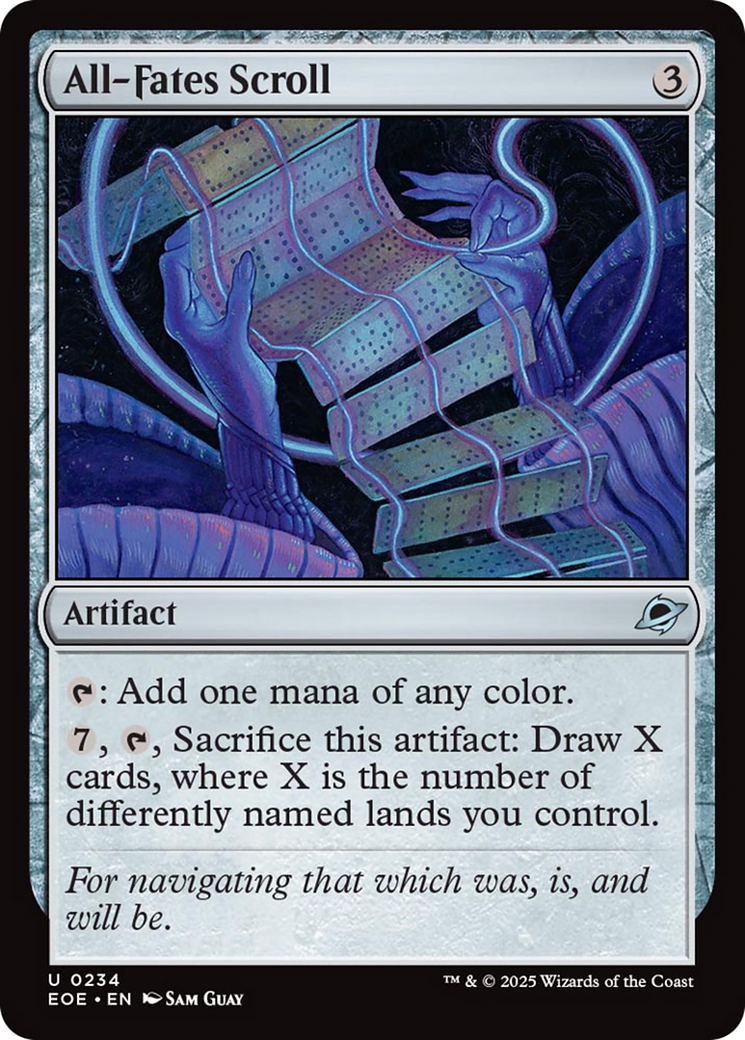 {@@ EOE C} All-Fates Scroll [Edge of Eternities][EOE 234]