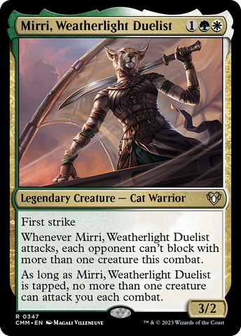 {R} Mirri, Weatherlight Duelist [Commander Masters][CMM 347]