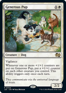 {R} Generous Pup [Foundations Jumpstart][J25 004]