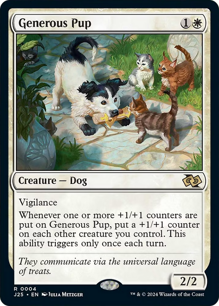 {R} Generous Pup [Foundations Jumpstart][J25 004]
