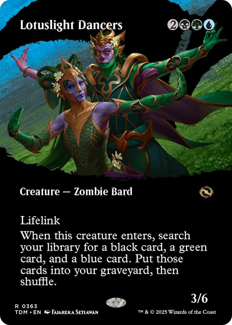 {@R} Lotuslight Dancers (Borderless) [Tarkir: Dragonstorm][TDM 363]
