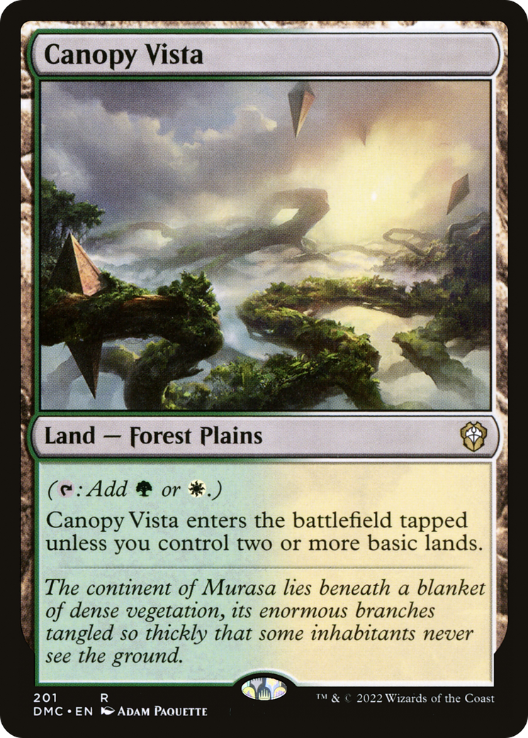 {R} Canopy Vista [Dominaria United Commander][DMC 201]