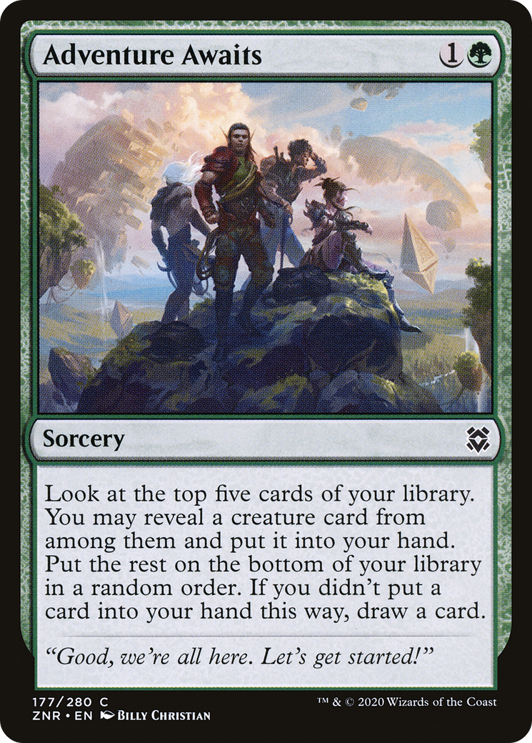 {C} Adventure Awaits [Zendikar Rising][ZNR 177]