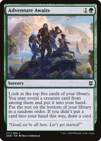 {C} Adventure Awaits [Zendikar Rising][ZNR 177]