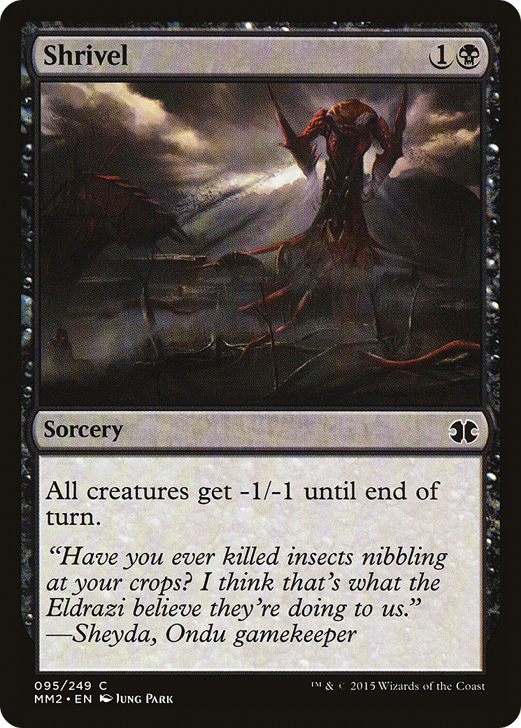 {C} Shrivel [Modern Masters 2015][MM2 095]