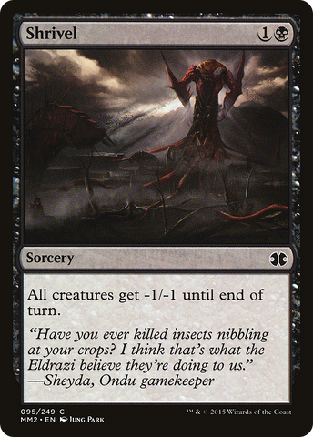 {C} Shrivel [Modern Masters 2015][MM2 095]