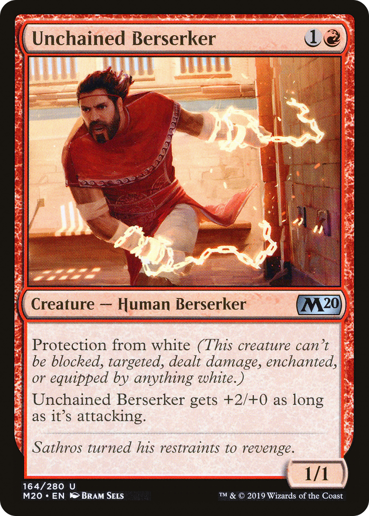 {C} Unchained Berserker [Core Set 2020][M20 164]