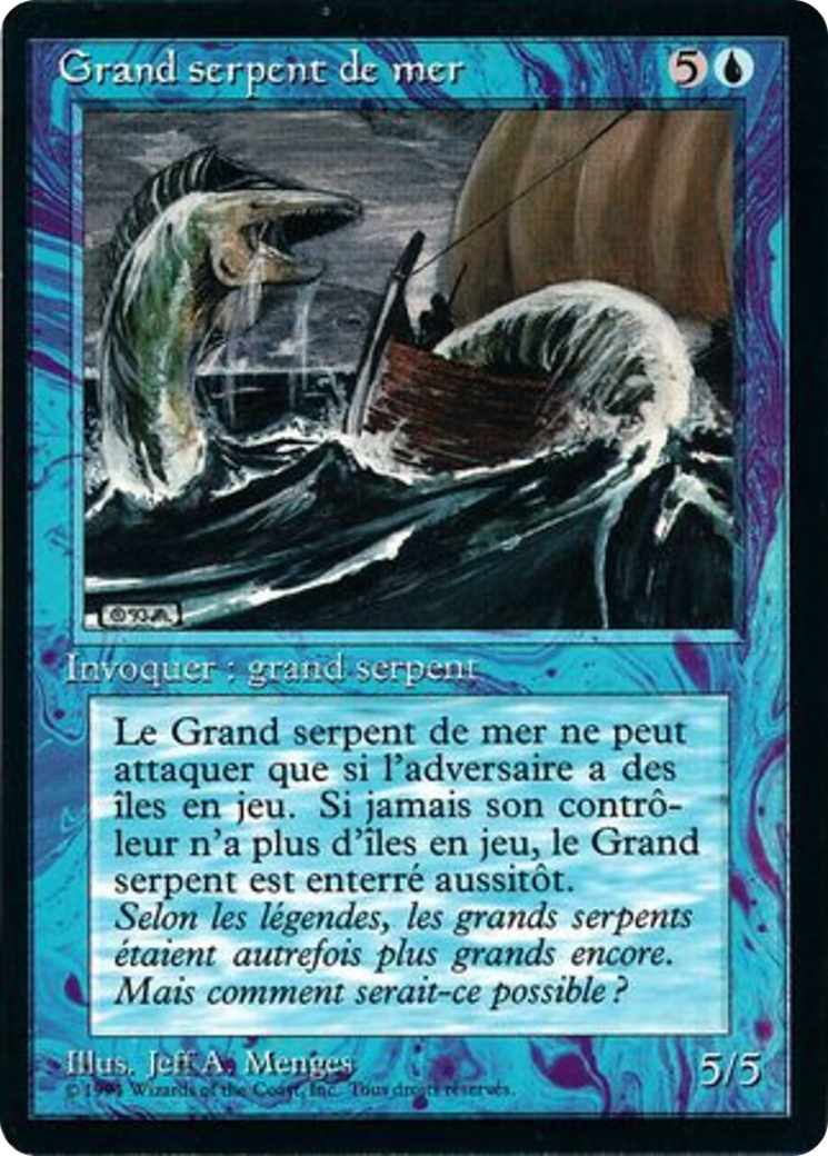 {F} Sea Serpent [Foreign Black Border][FBB 3ED 078]