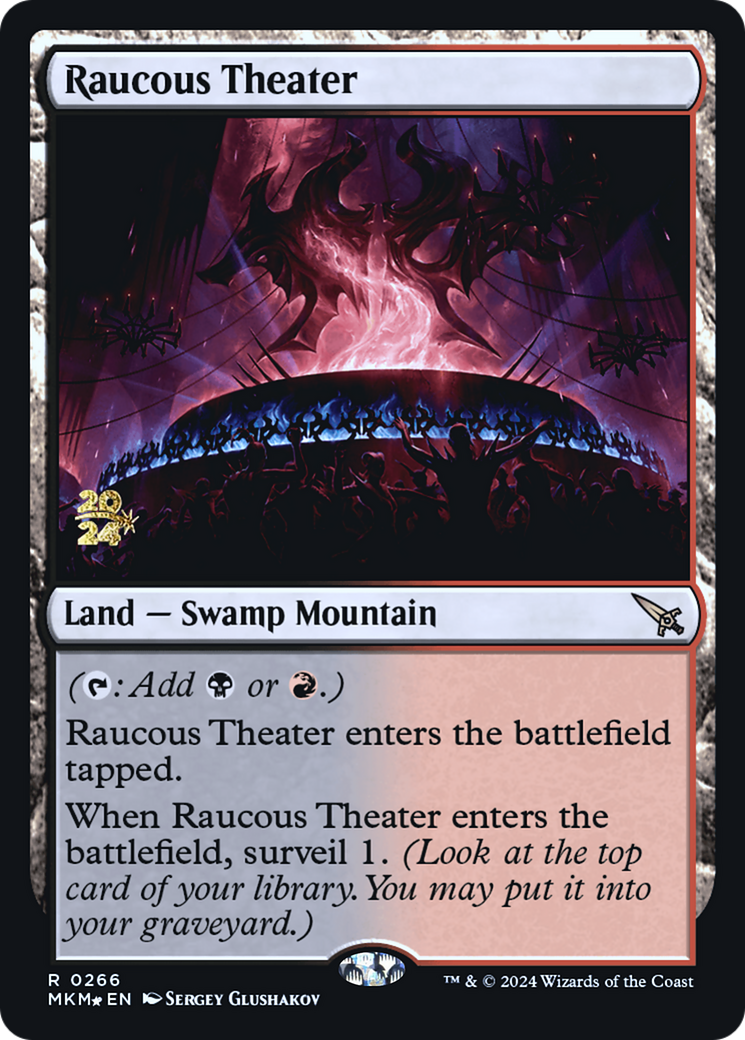 {R} Raucous Theater [Murders at Karlov Manor Prerelease Promos][PR MKM 266]