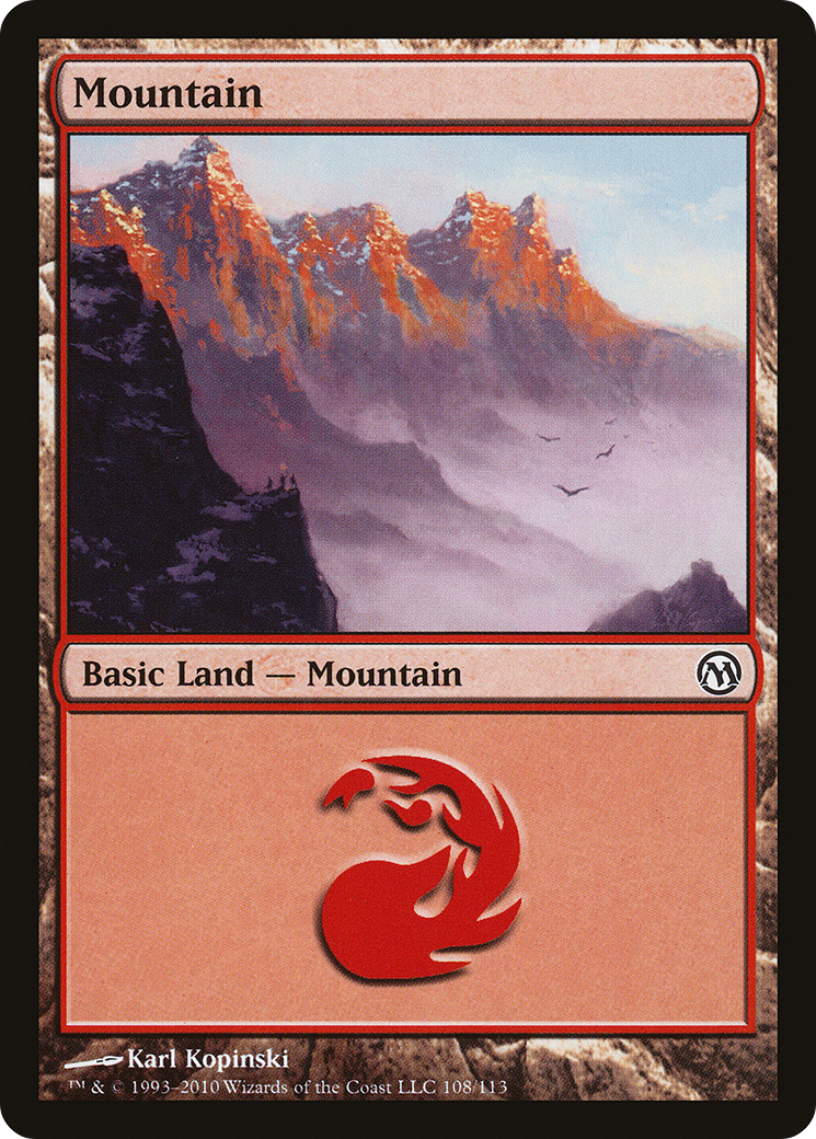 {B}[DPA 108] Mountain (108) [Duels of the Planeswalkers]