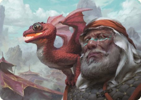 {A} Dragon Whelp Art Card [Dominaria United Art Series][ADMU 029]