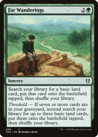 {C} Far Wanderings [Zendikar Rising Commander][ZNC 066]