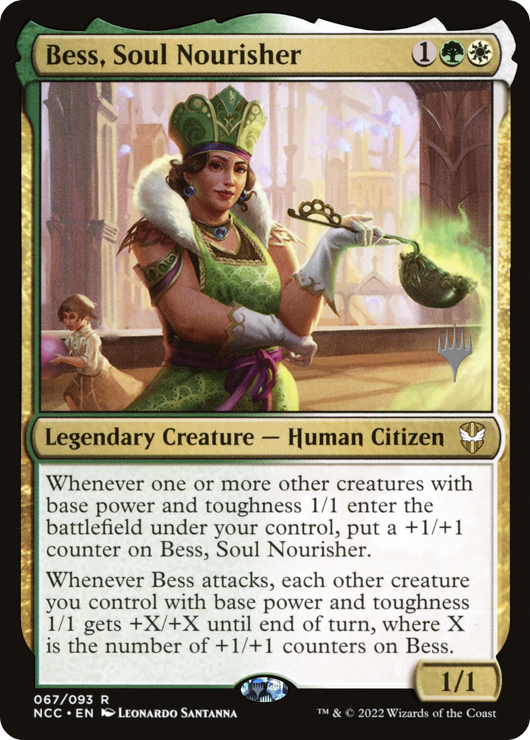 {R} Bess, Soul Nourisher (Promo Pack) [Streets of New Capenna Commander Promos][PP NCC 067]
