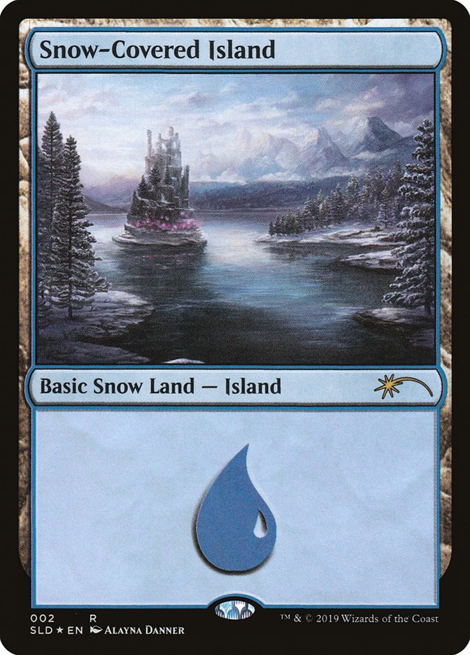 {R} Snow-Covered Island (002) [Secret Lair Drop Series][SLD 002]