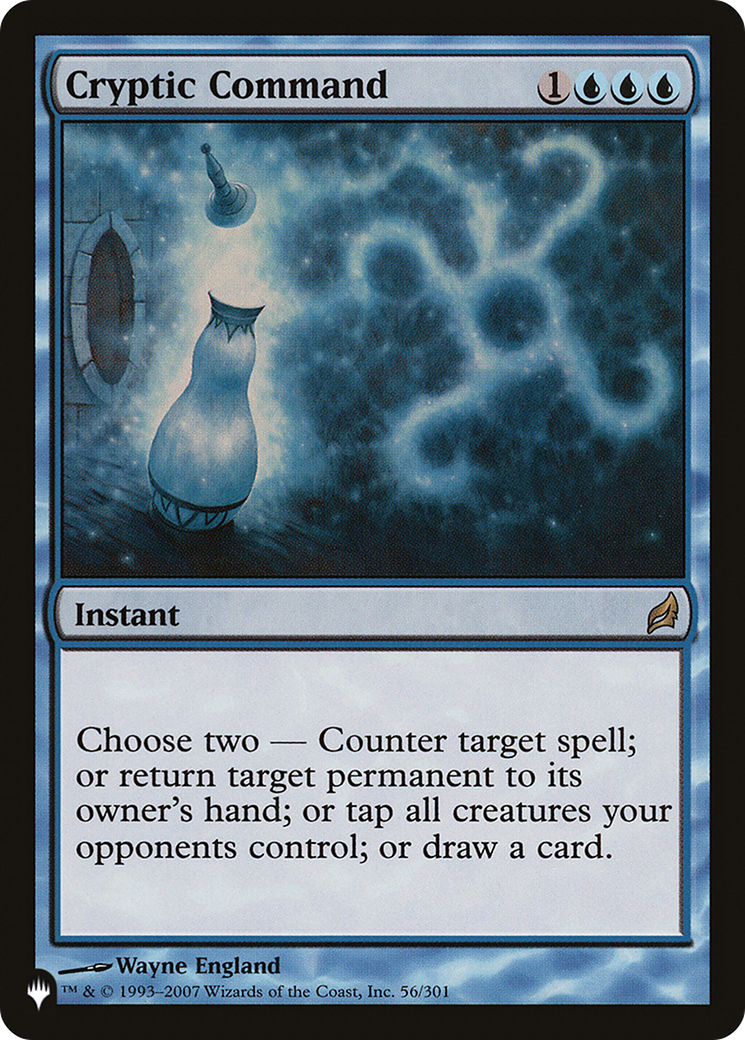 Cryptic Command (LRW) [LIST 56/301]