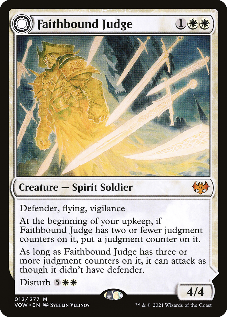 {R} Faithbound Judge // Sinner's Judgment [Innistrad: Crimson Vow][VOW 012]