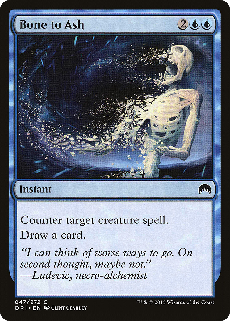 {C} Bone to Ash [Magic Origins][ORI 047]