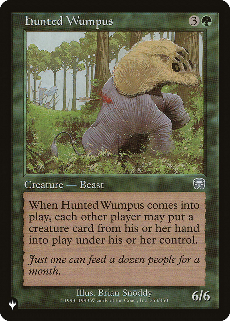 Hunted Wumpus [LIST 253/350]