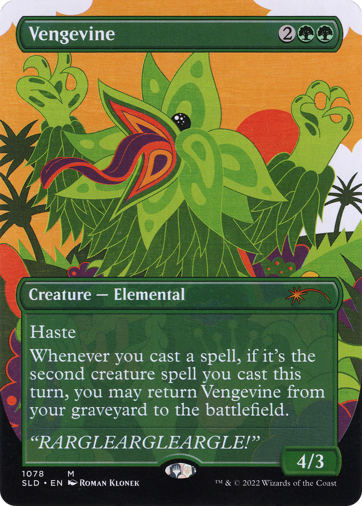 {R} Vengevine (Borderless) [Secret Lair Drop Series][SLD 1078]