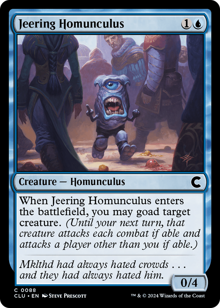 {C} Jeering Homunculus [Ravnica: Clue Edition][CLU 088]