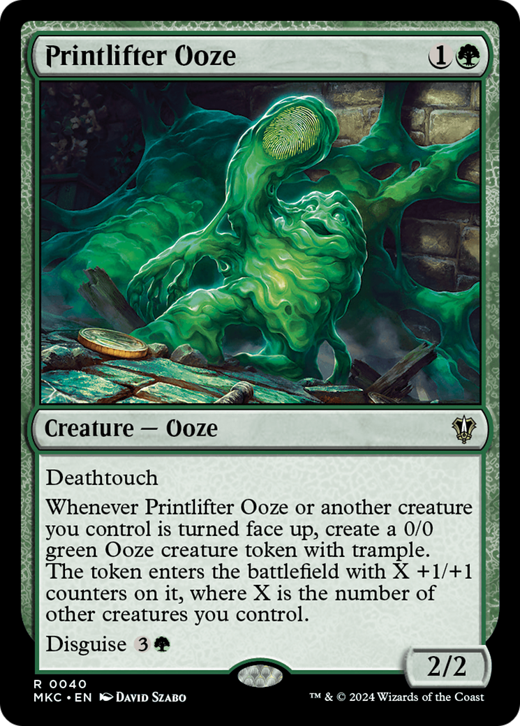 {R} Printlifter Ooze [Murders at Karlov Manor Commander][MKC 040]