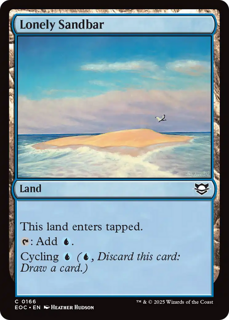 {@@ EOC C} Lonely Sandbar [Edge of Eternities Commander][EOC 166]