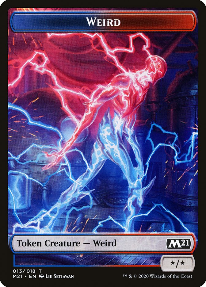 {T} Goblin Wizard // Weird Double-sided Token [Core Set 2021 Tokens][TM21 008]