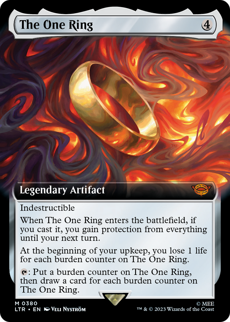 {R} The One Ring (Extended Art) [The Lord of the Rings: Tales of Middle-Earth][LTR 380]