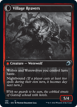 {C} Village Watch // Village Reavers [Innistrad: Double Feature][DBL 165]