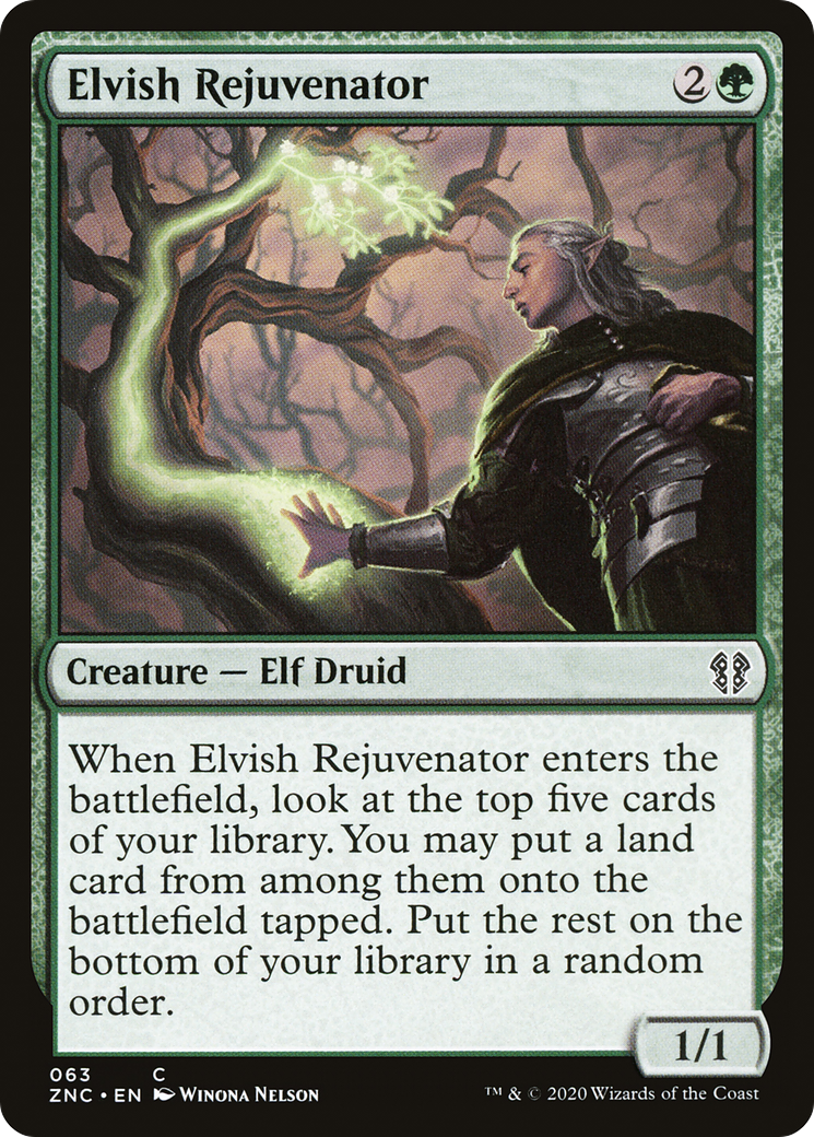 {C} Elvish Rejuvenator [Zendikar Rising Commander][ZNC 063]