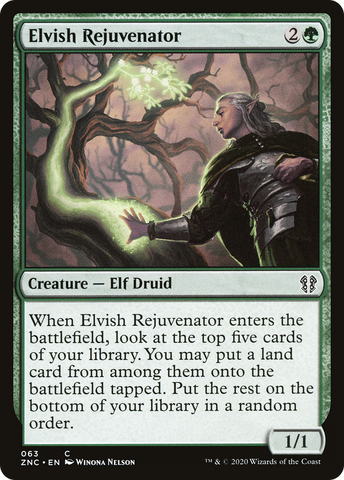 {C} Elvish Rejuvenator [Zendikar Rising Commander][ZNC 063]