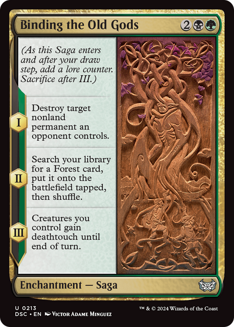 {C} Binding the Old Gods [Duskmourn: House of Horror Commander][DSC 213]