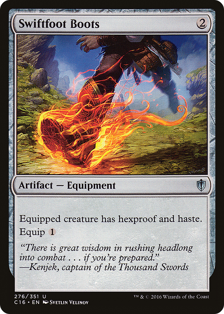 {C} Swiftfoot Boots [Commander 2016][C16 276]